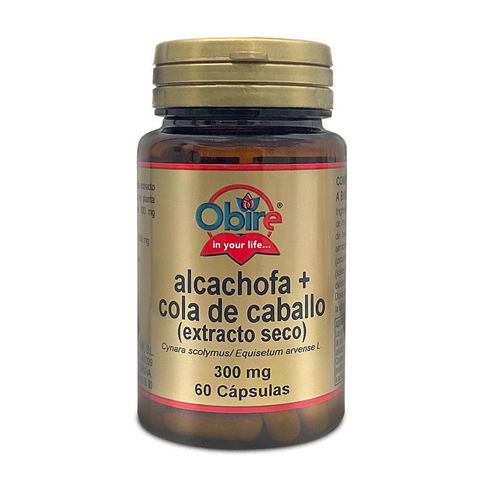 OBIRE Alcachofa y Cola de Caballo 60 cápsulas OBIRE Alcachofa y Cola de Caballo 60 cápsulas