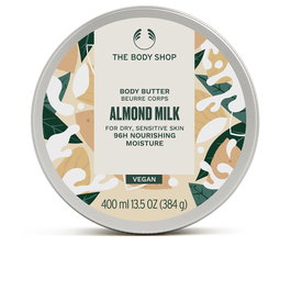 The Body Shop Almond Milk Manteca Corporal Hidratante 400 ml - Hasta 96 Horas Hidratación, Piel Seca y Sensible
