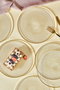Hermia Set 6 Platos Postre Vidrio Transparente 21 cm