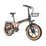 Youin BK1650 E-Bike Fat Plegable 20"" Café