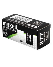 Maxell Pila Óxido de Plata SR626SW 1.55V Caja 10 Unidades