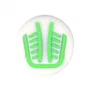 FR-TEC Funda de Silicona para Mando PS5 - Blade Custom Kit, Glow in the Dark, Verde