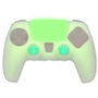 FR-TEC Funda de Silicona para Mando PS5 - Blade Custom Kit, Glow in the Dark, Verde