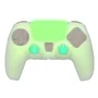 FR-TEC FT0036 Kit Custom Glow in the Dark PS5 - Funda de Silicona, Grips y Sticker Touchpad, Verde