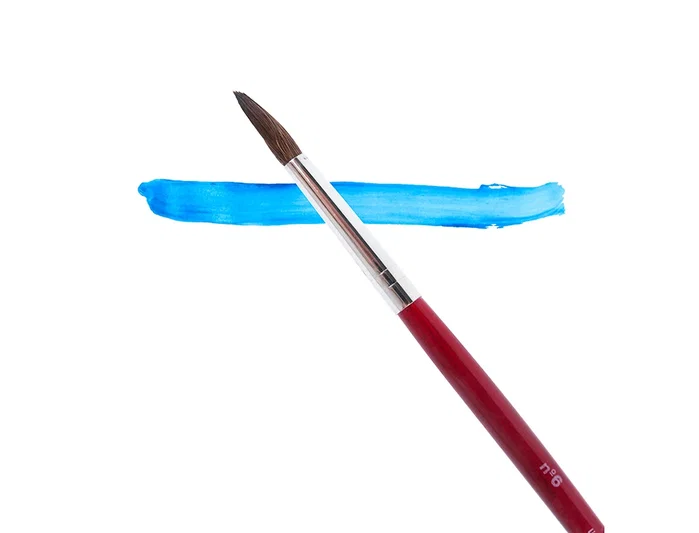 Liderpapel Pinceles acuarela nº 6 virola cromada pelo engomado Liderpapel Pinceles acuarela nº 6 virola cromada pelo engomado