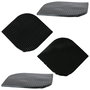 Je cherche une Idee Juego de 4 Antideslizantes para Alfombra Adhesivos Reposicionables Lavables 6x6cm