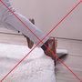 Je cherche une Idee Juego de 4 Antideslizantes para Alfombra Adhesivos Reposicionables Lavables 6x6cm