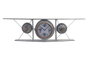 DKD Home Decor Reloj de Pared Gris Oscuro 21 x 33.5 x 120 cm