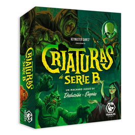 Tranjis games sl Juego de Mesa Criaturas de Serie B, Juego de Cartas de Deducción y Engaño Ambientado en Cine de Terror Clásico