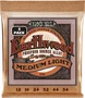 Ernieball 92/8 Phosphor Bz. Medium Light 12-54 Tripack (3) Juego Acústica Earthwood Cuerdas Guitarra Acústica Mediana Ligera Bronce Fósforo