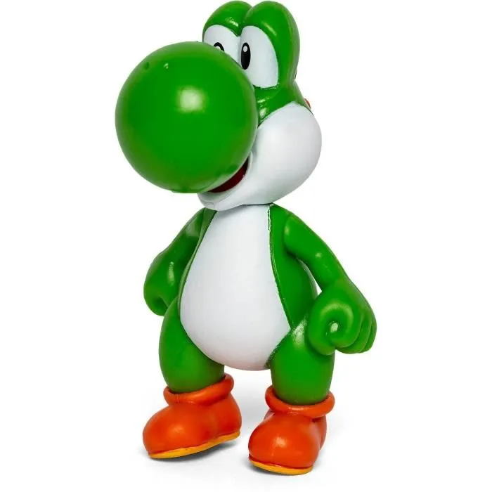 JAKKS PACIFIC Pack de 5 Figuras Articuladas Super Mario (Mario, Luigi, Peach, Yoshi, Toad) de 6 cm