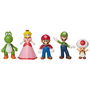 JAKKS PACIFIC Blister 5 Figuras Super Mario Nintendo 6cm