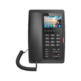 Fanvil H5W Teléfono VoIP IP, 2 Líneas, Alimentación PoE, Color Negro
