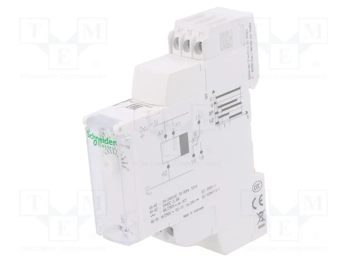 SCHNEIDER ELECTRIC Relé de tiempo ACTI9 24-240VAC SPDT SCHNEIDER ELECTRIC Relé de tiempo ACTI9 24-240VAC SPDT