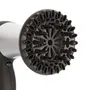 Tristar HD-2322 Secador de Pelo Profesional 2000W Negro y Plata con Accesorios Difusor y Boquilla Estrecha Control de Temperatura y Golpe de Frío Cable 1.7m