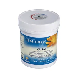 FENIOUX Ortiga 200 Cápsulas Fortalece Huesos Uñas Cabello Ayuda Pieles Problema