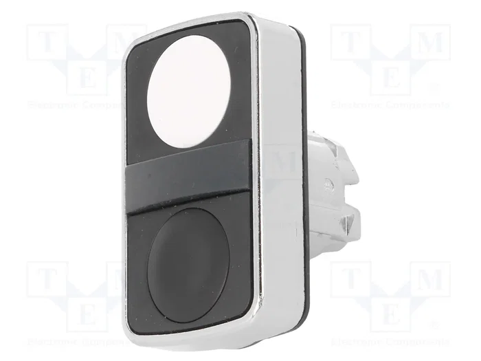 SCHNEIDER ELECTRIC Interruptor doble Harmony XB4 22mm blanco/negro SCHNEIDER ELECTRIC Interruptor doble Harmony XB4 22mm blanco/negro