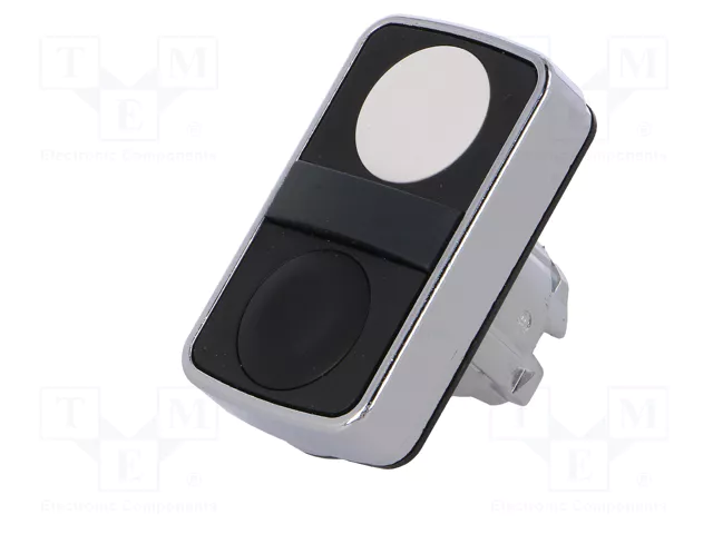 SCHNEIDER ELECTRIC Interruptor doble Harmony XB4 22mm blanco/negro SCHNEIDER ELECTRIC Interruptor doble Harmony XB4 22mm blanco/negro