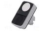 SCHNEIDER ELECTRIC Interruptor doble Harmony XB4 22mm blanco/negro