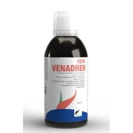 Fepadiet Fepa-Venadren 250 ml - Extracto Plantas para Piernas Cansadas, Circulación Sanguínea y Vascular, Con Rusco, Castaño de Indias, Hamamelis y Vid Roja