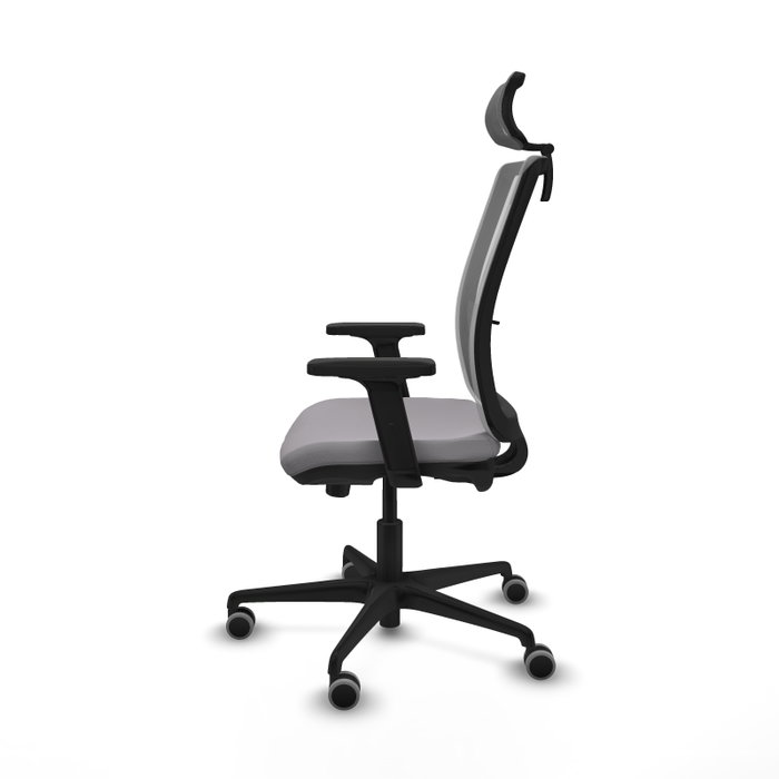 PIQUERAS Y CRESPO Silla de oficina Haches Gris con mecanismo Sincro/Traslack PIQUERAS Y CRESPO Silla de oficina Haches Gris con mecanismo Sincro/Traslack