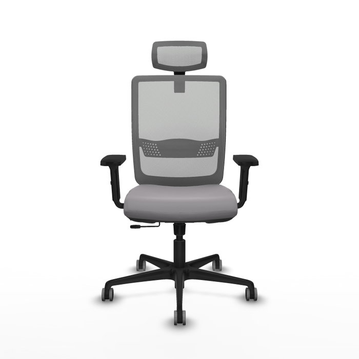 PIQUERAS Y CRESPO Silla de oficina Haches Gris con mecanismo Sincro/Traslack PIQUERAS Y CRESPO Silla de oficina Haches Gris con mecanismo Sincro/Traslack