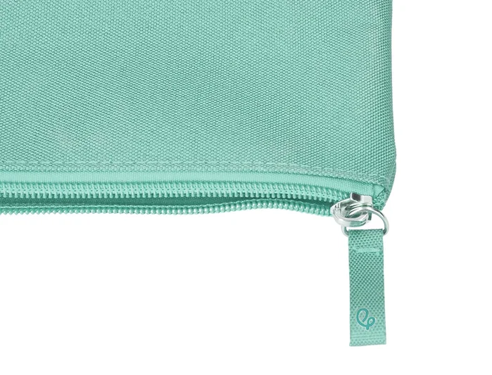 Liderpapel Estuche portatodo plano ancho verde manzana