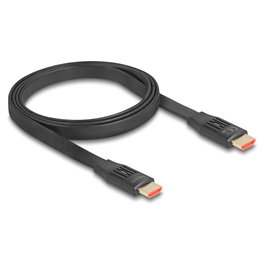 DeLOCK 81001 Cable HDMI Plano de Alta Velocidad 48 Gbps 8K 60 Hz 1 m