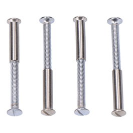 Edm Tornillos Ensamble Níquel 5,5 cm Bolsa 4 Unidades