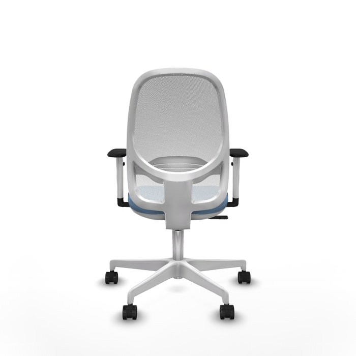 PIQUERAS Y CRESPO Silla de oficina Cilanco con mecanismo Sincro, Azul cielo y Blanco PIQUERAS Y CRESPO Silla de oficina Cilanco con mecanismo Sincro, Azul cielo y Blanco