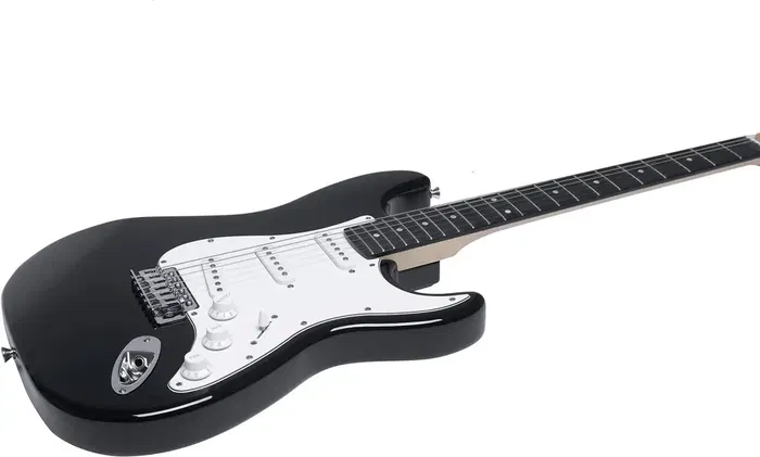 Eko Guitarra Eléctrica Starter ST100 Formato 3/4 Tipo Strat - Negra