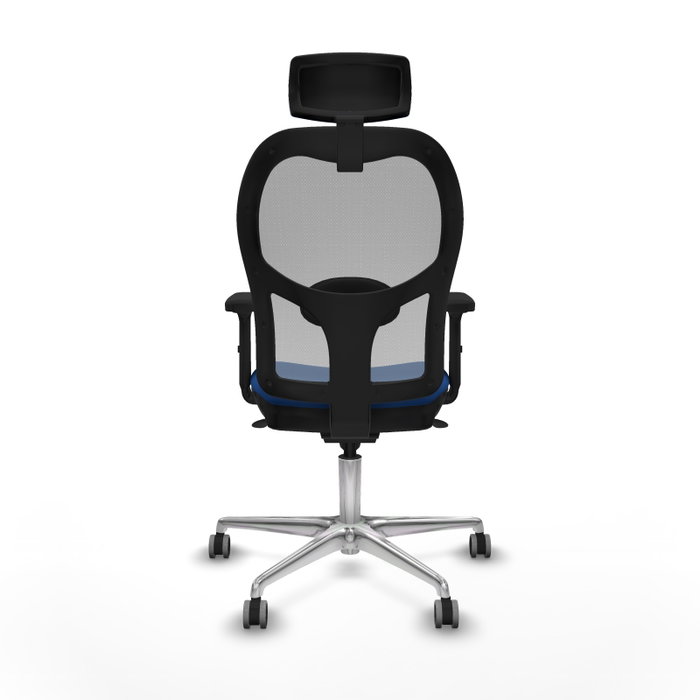 PIQUERAS Y CRESPO Silla de oficina Jorquera con mecanismo Sincro, Azul y Gris