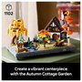 LEGO Icons Jardín Rural Otoñal 11372, Modelo de Construcción para Adultos, Multicolor