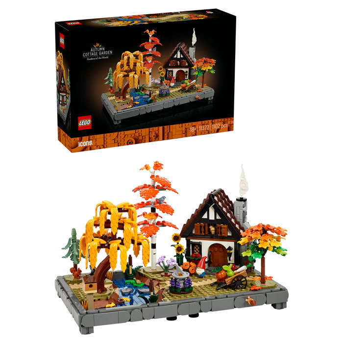 LEGO Icons Jardín Rural Otoñal 11372, Modelo de Construcción para Adultos, Multicolor LEGO Icons Jardín Rural Otoñal 11372, Modelo de Construcción para Adultos, Multicolor