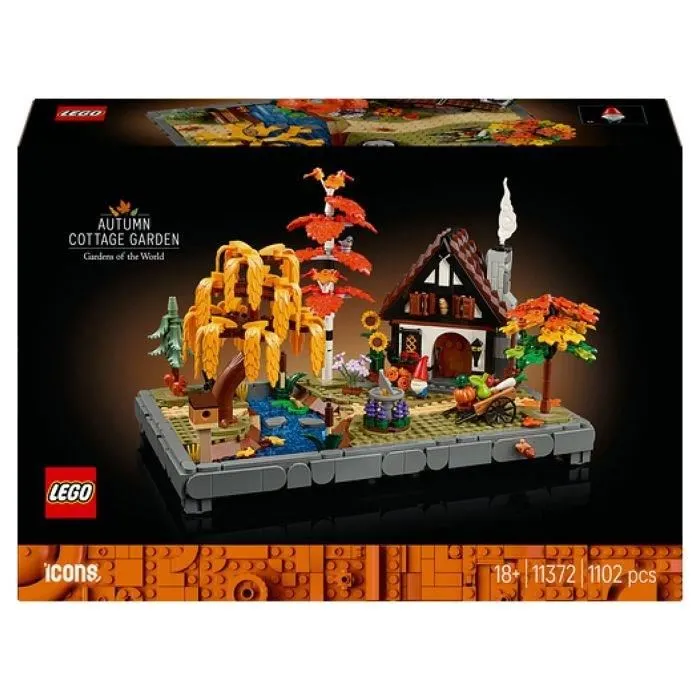 LEGO Icons Jardín Rural Otoñal 11372, Modelo de Construcción para Adultos, Multicolor LEGO Icons Jardín Rural Otoñal 11372, Modelo de Construcción para Adultos, Multicolor