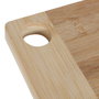 Cook Concept Tabla de Cortar con Afilador en Bambú, 33,1x23,1 cm