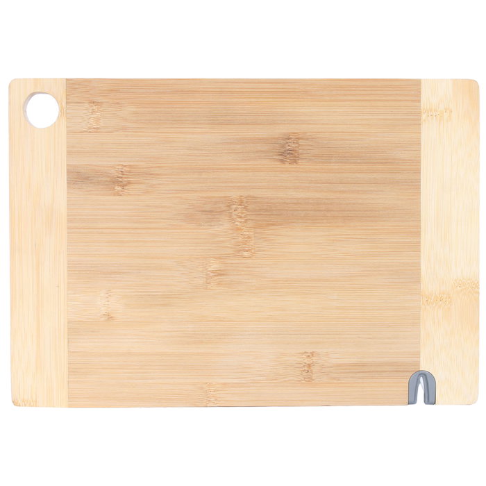 Cook Concept Tabla de Cortar con Afilador en Bambú, 33,1x23,1 cm