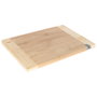 Cook Concept Tabla de Cortar con Afilador en Bambú, 33,1x23,1 cm