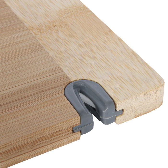 Cook Concept Tabla de Cortar con Afilador en Bambú, 33,1x23,1 cm