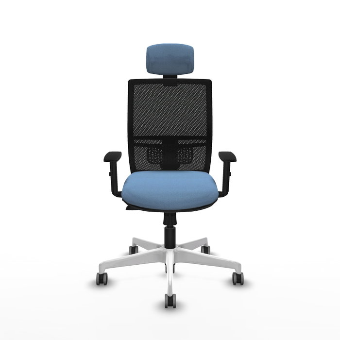 PIQUERAS Y CRESPO Silla de oficina Yunquera Azul cielo con mecanismo Sincro/Traslack PIQUERAS Y CRESPO Silla de oficina Yunquera Azul cielo con mecanismo Sincro/Traslack