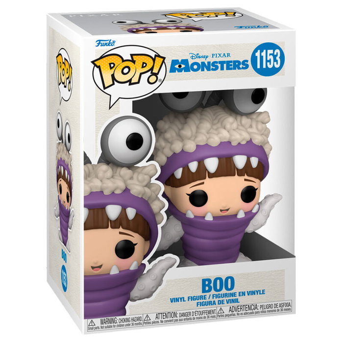Funko POP 20th Monsters Inc Boo with Hood Up Figura Vinilo 9cm