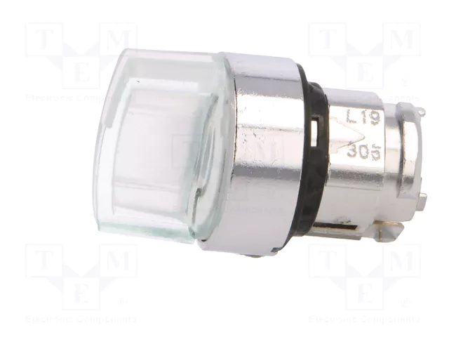 SCHNEIDER ELECTRIC Interruptor Rotativo Harmony XB4 22mm Blanco con LED SCHNEIDER ELECTRIC Interruptor Rotativo Harmony XB4 22mm Blanco con LED