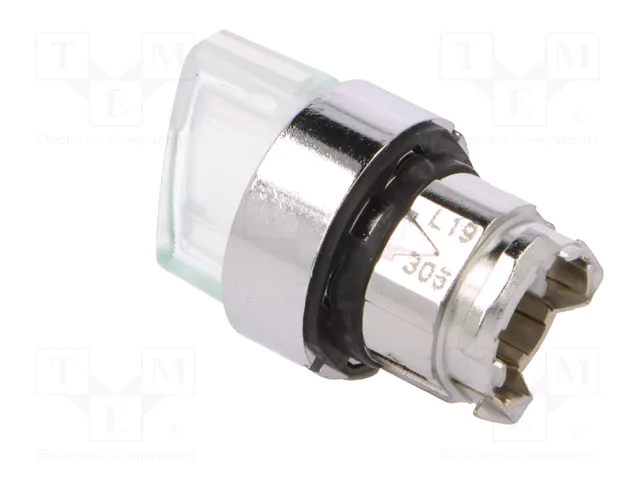 SCHNEIDER ELECTRIC Interruptor Rotativo Harmony XB4 22mm Blanco con LED SCHNEIDER ELECTRIC Interruptor Rotativo Harmony XB4 22mm Blanco con LED