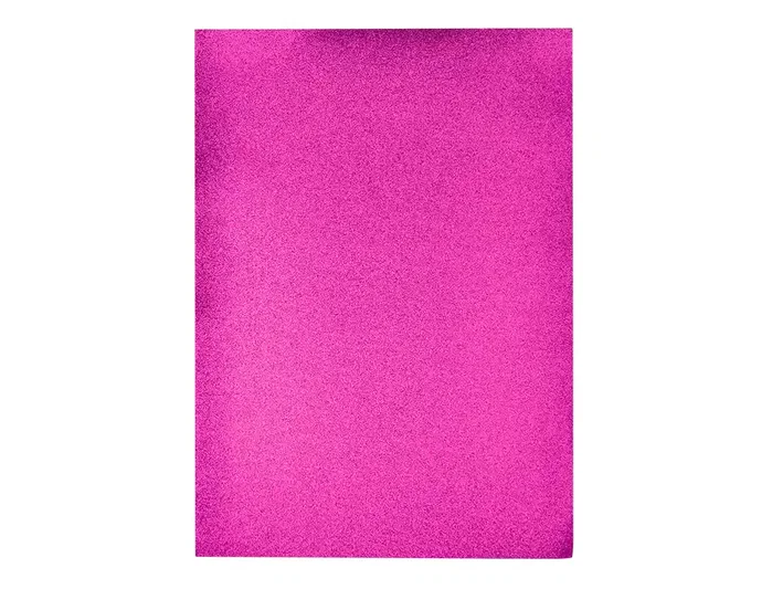 Liderpapel Goma eva con purpurina biodegradable violeta 50x70cm 2 mm
