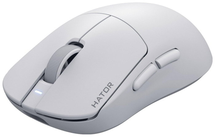 Hator Quasar 3S Ultima 8K Wireless Ratón Gaming Blanco 30000 DPI 2.4GHz Bluetooth USB-C Recargable