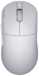 Hator Quasar 3S Ultima 8K Wireless Ratón Gaming Blanco 30000 DPI 2.4GHz Bluetooth USB-C Recargable