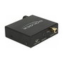DeLOCK 63972 Adaptador DAC para Auriculares, Negro, Micro-USB B