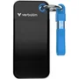 Verbatim Pocket SSD USB 3.2 1TB Negro/Azul