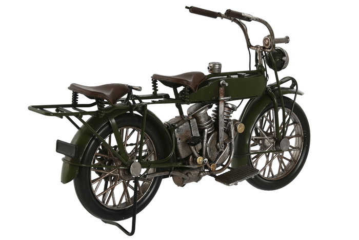 DKD Home Decor Vehículo de Decoración Metal Moto Surtido de 2 Unidades
