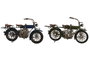 DKD Home Decor Vehículo de Decoración Metal Moto Surtido de 2 Unidades